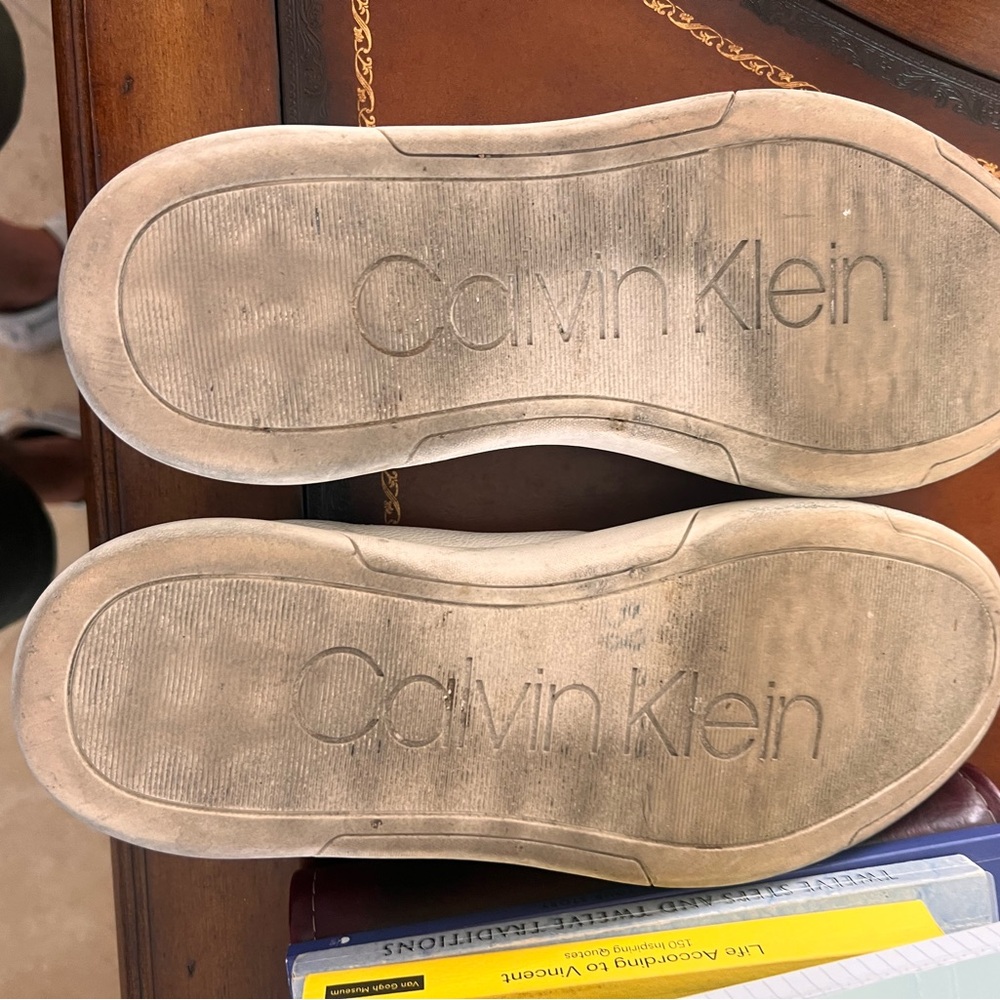 Calvin Klein White Sole Sneakers